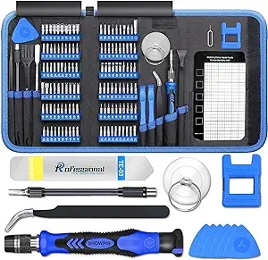 WIREHARD 145 in 1 Precision Screwdriver Set Computer iPhone Repair Tool Kit - Magnetic Steel Specialty Bits for All iPhone Versions, Android, MacBook, Laptop, Xbox, PlayStation, Electronics, Toys