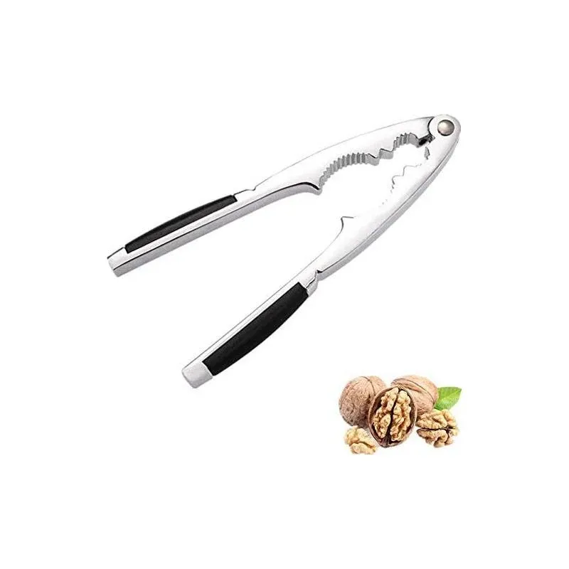 TOONEV Nut Crackers Chestnut Opener Seafood Sheller Heavy Zinc Alloy Nutcracker ...