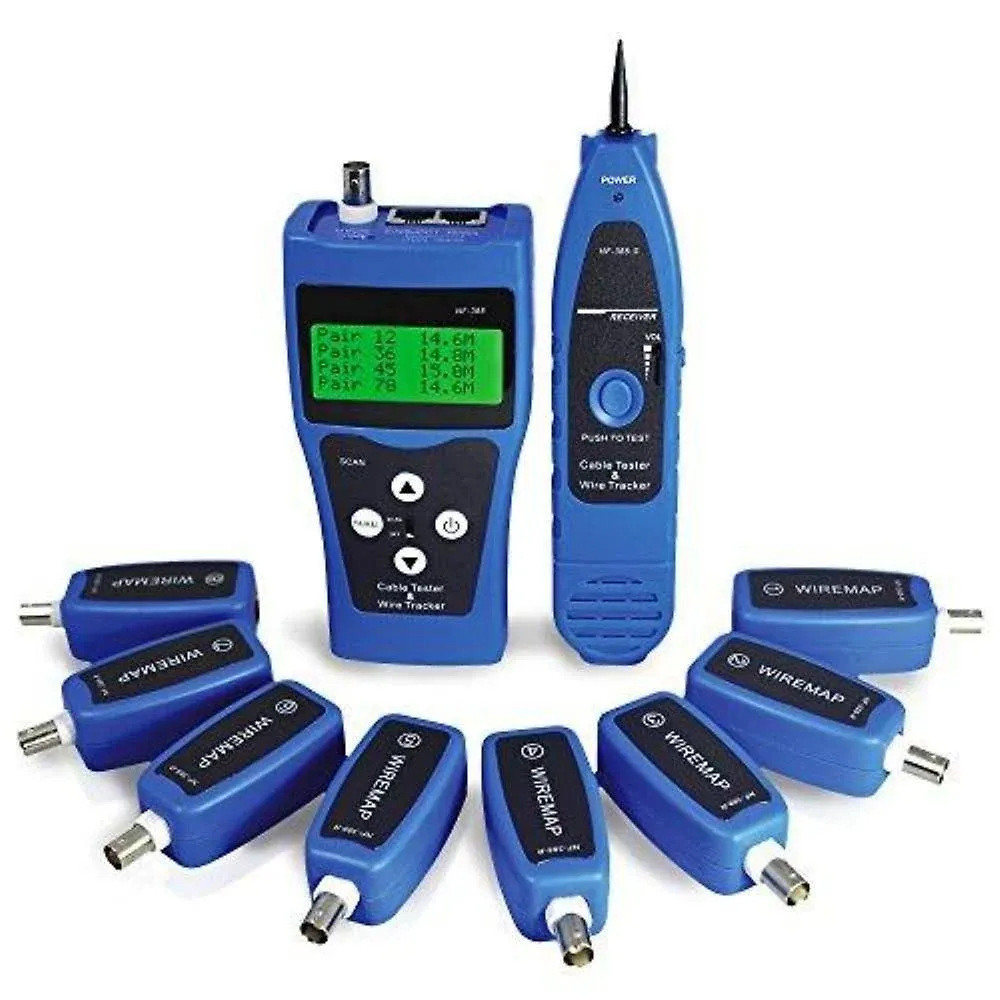 Factory Price Noyafa NF-388 Wire Fault Locator Network Cable Tester with 8 Remotes