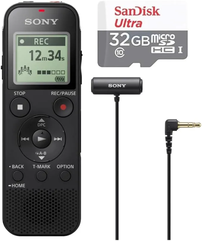 Sony PX Series Digital Voice Recorder, 4GB (ICD-PX470)