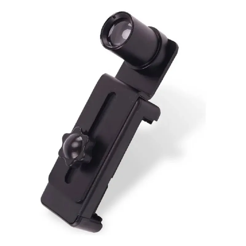 12.5X Microscope Eyepiece Metal Mobile Phone Holder To Connect Mobile Phone To Microscope Eyepiece Tube 23.2mm for Camera and Video