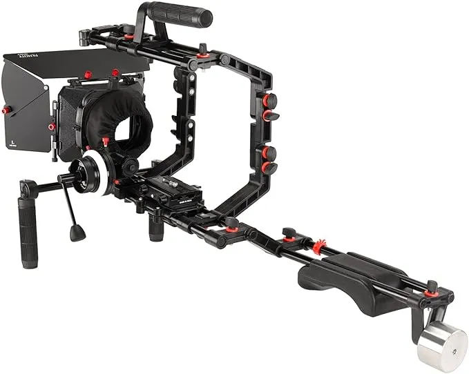 Filmcity FC-03 Shoulder Rig Kit with Matte Box & Follow Focus for DSLR Cameras  | eBay