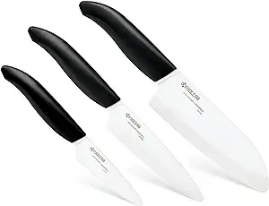 Kyocera 3 Piece Ceramic Revolution Knife Set