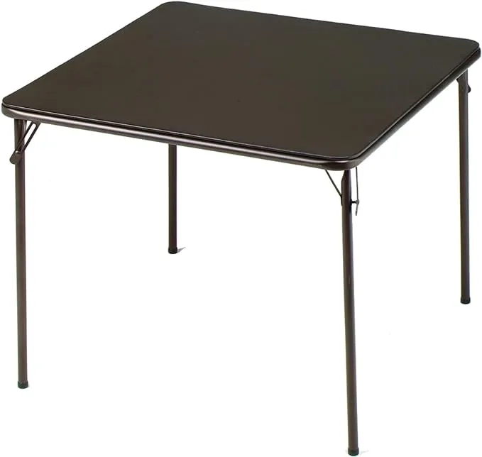 Meco Sudden Comfort 34 x 34 Inch Square Metal Folding Table