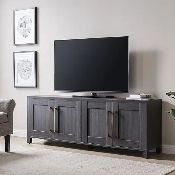 Chabot Charcoal Gray TV Stand - Hudson & Canal TV1134