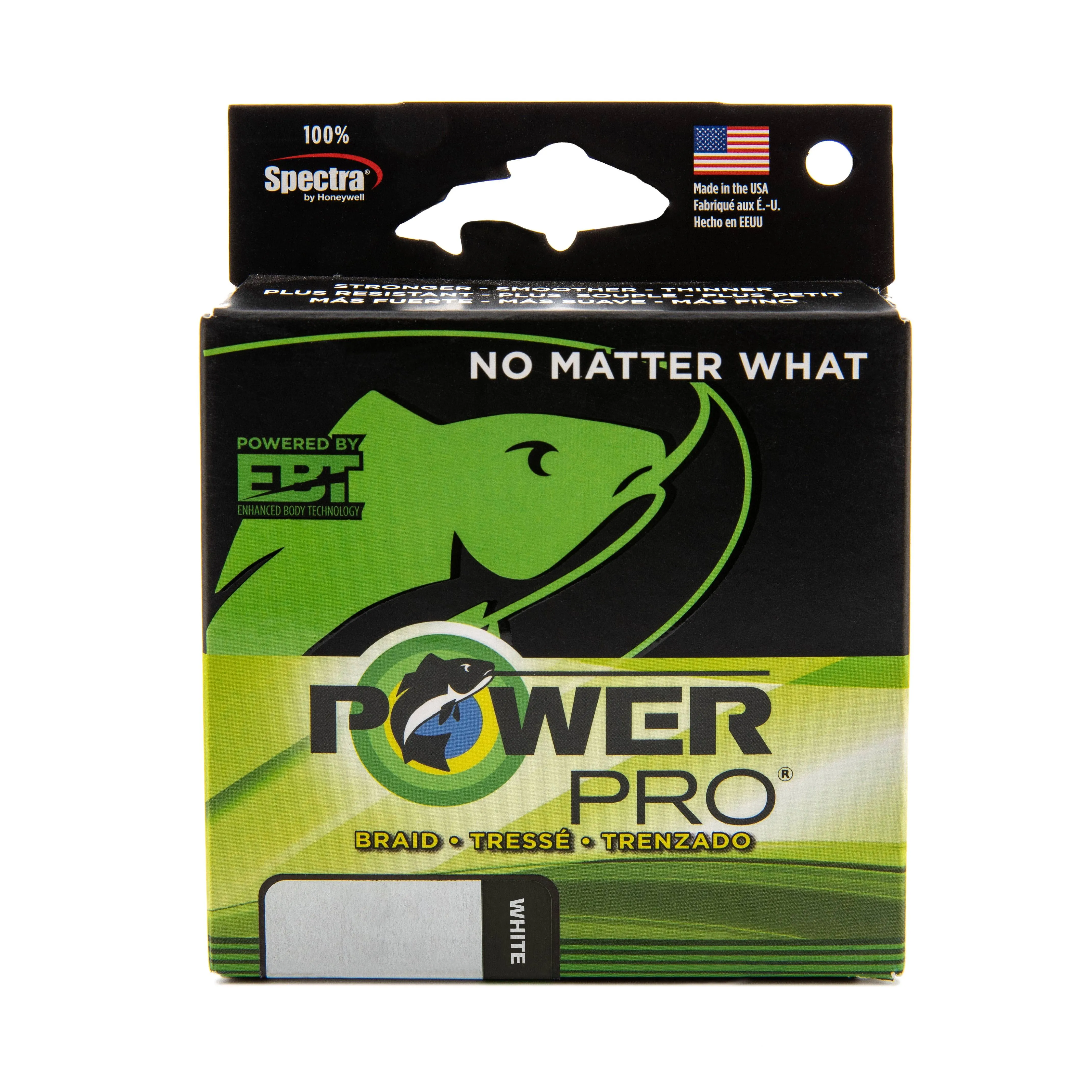 PowerPro Spectra Fishing Braided Line | 1500 Yards  - Pick Color &amp; Line Test