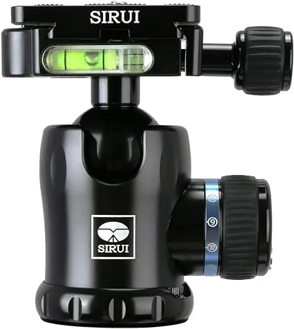 Sirui KX-Series Aluminium Tripod Head incl. TY-Series Quick Release Plate - Black (K-10X)