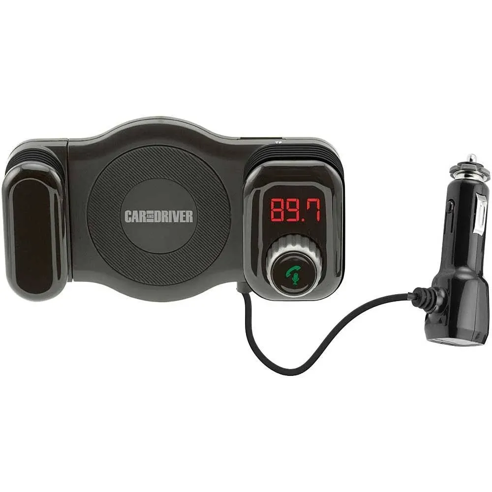 BLUETOOTH® FM TRANSMITTER VENT MOUNT - CAR AND DRIVER 9900