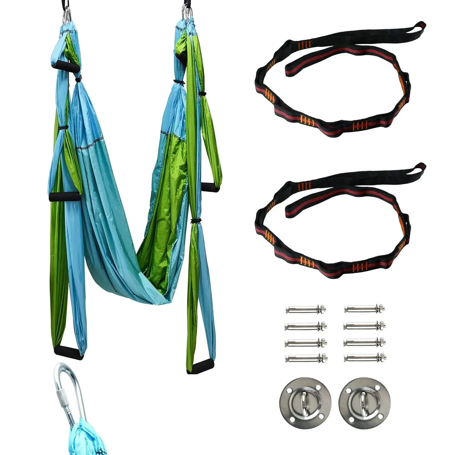 Yaegoo Aerial Yoga Swing Kit Body Hammock Yoga Swing Rigging for Antigravity Yog