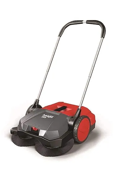 BISSELL Manual Push Power Sweeper Manual Carpet and Hard Surface Cordless Floor Sweeper