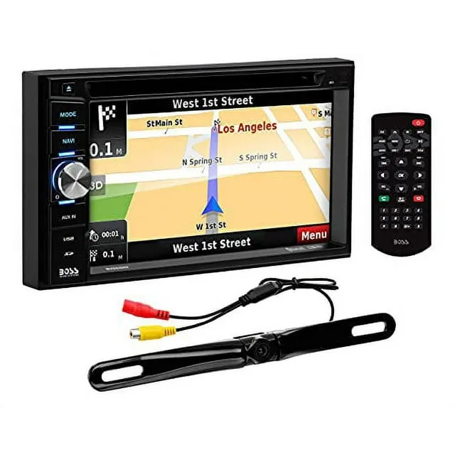 BOSS Audio 6.5&#034; LCD Car GPS Navigation Bluetooth Audio/Calling, Receiver (Used)