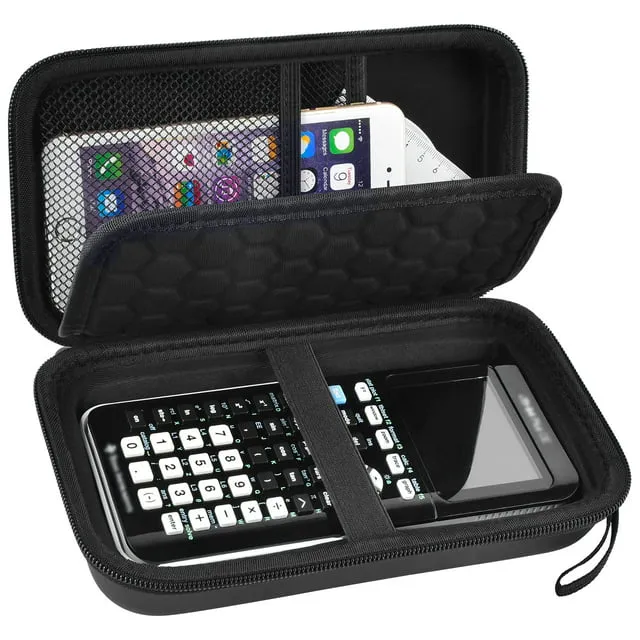 Hard Case For Texas Instruments TI-84 plus color Graphing Calculator Black