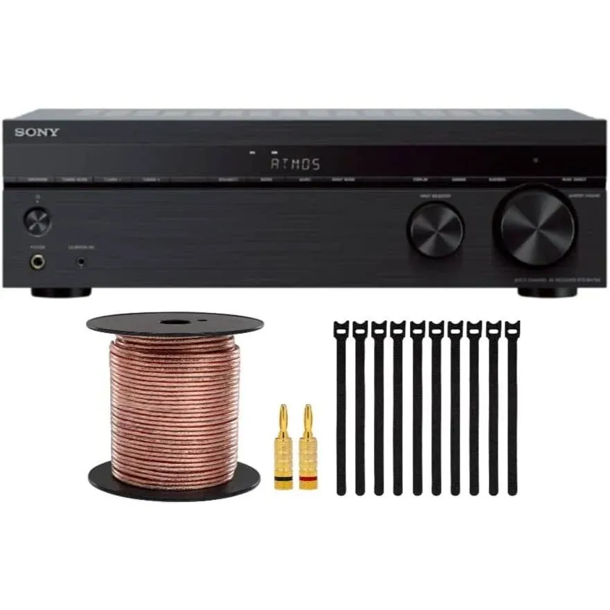 Sony Str-dh790 4K 7.2-Channel Home Theater AV Receiver with Accessory Bundle