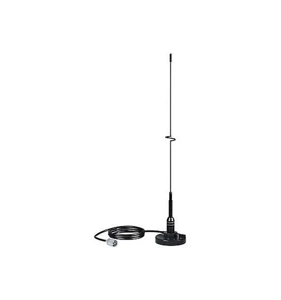 Shakespeare 5218 VHF 19" Black SS Whip Antenna Magnetic Mount