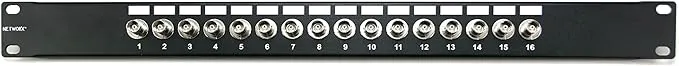 Networx Coaxial Patch Panels (16 Port, BNC)Networx Coaxial Patch Panels (16 Port, BNC)