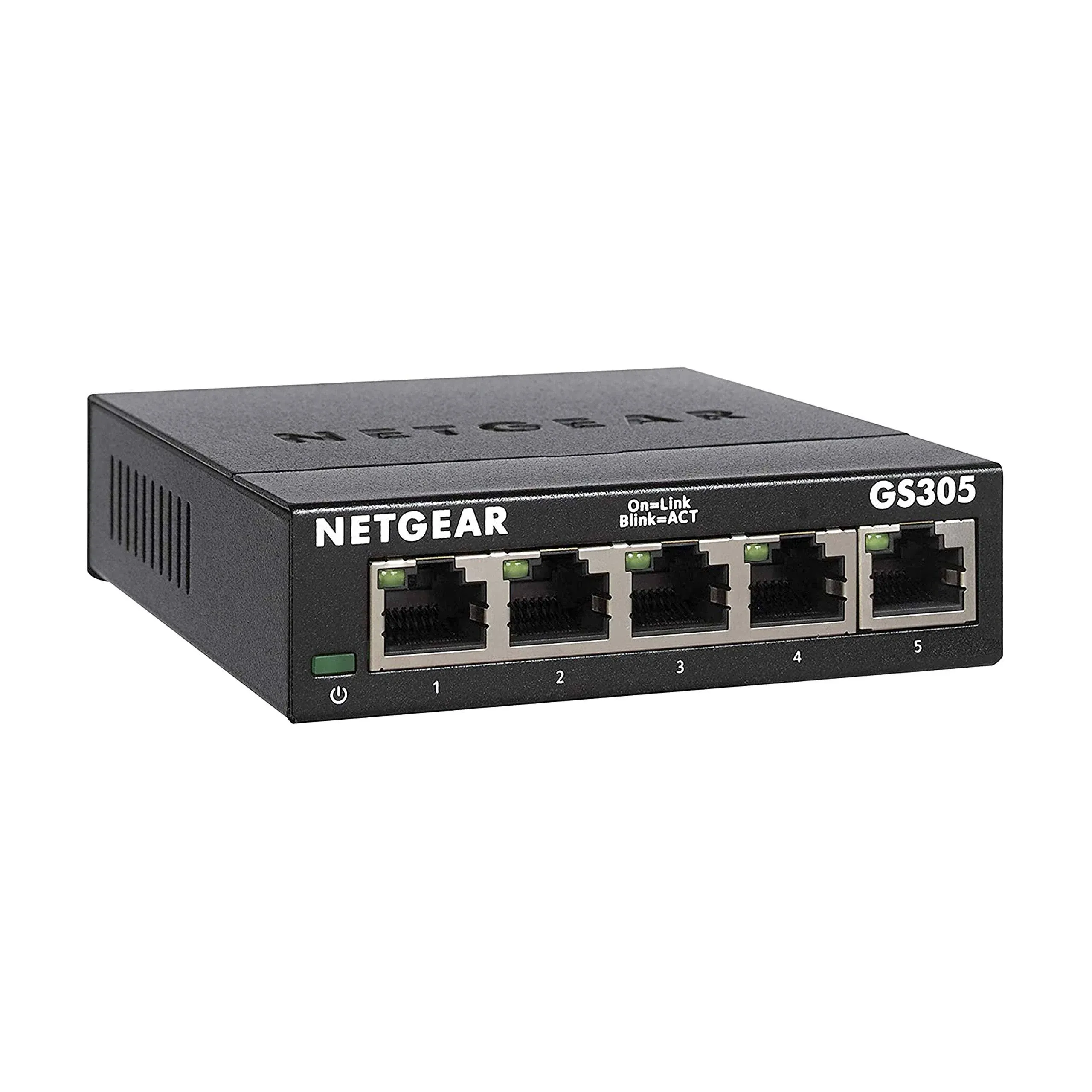 5-Port Gigabit Ethernet Unmanaged Switch (GS305) - Home Network Hub, Office Ethe