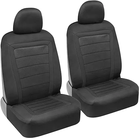 BDK Advanced Performance Car Seat Covers - Instant Install Sideless Front Seat ...