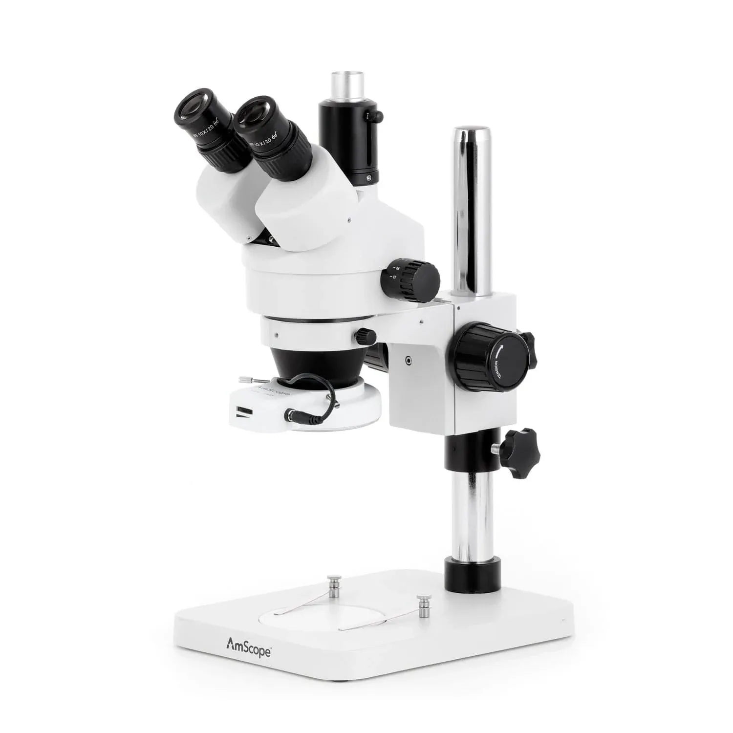 AmScope SM-1TS-144S-M Digital Professional Trinocular Stereo Zoom Microscope ...