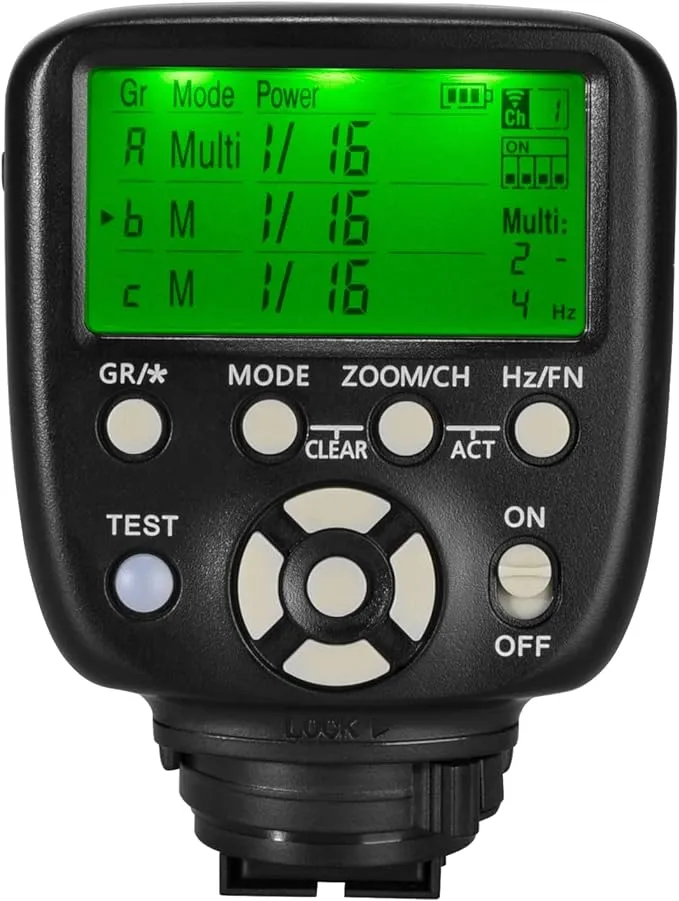 YONGNUO YN560-TX II LCD Flash Trigger Remote Controller for Nikon and YN560IV/III YN660 with Wake-up Function for Nikon Cameras