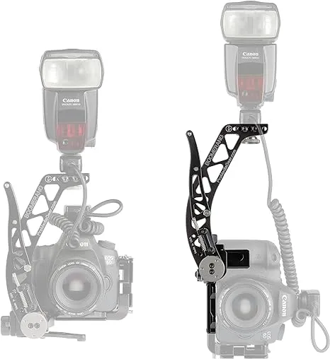 ProMediaGear BBX Boomerang Flash Bracket | Flash Mount Bracket for Cameras without Grip BBX-PBX3BD