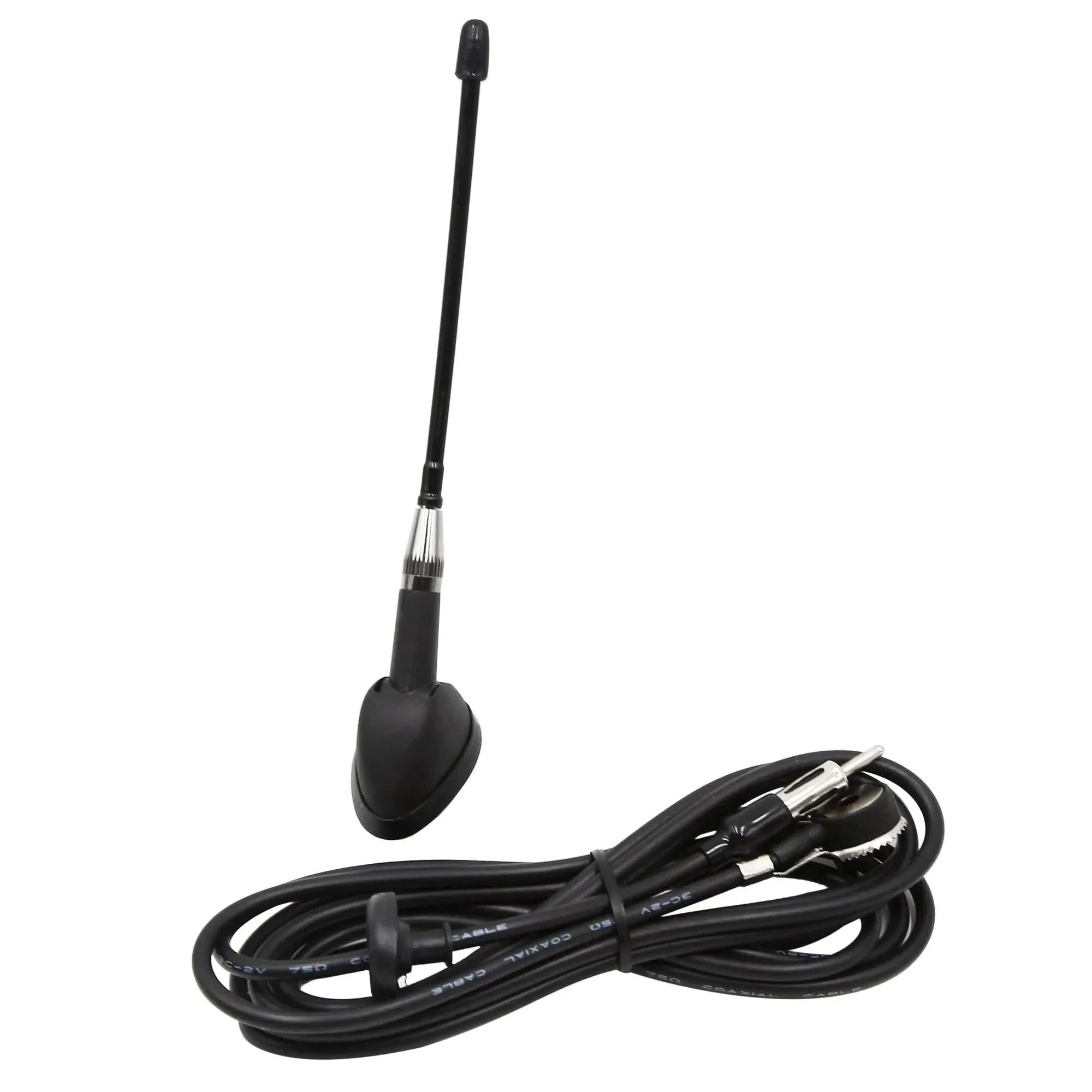 Uxcell Universal Black Car Vehicle Roof Mount Radio FM Am Antenna Aerial