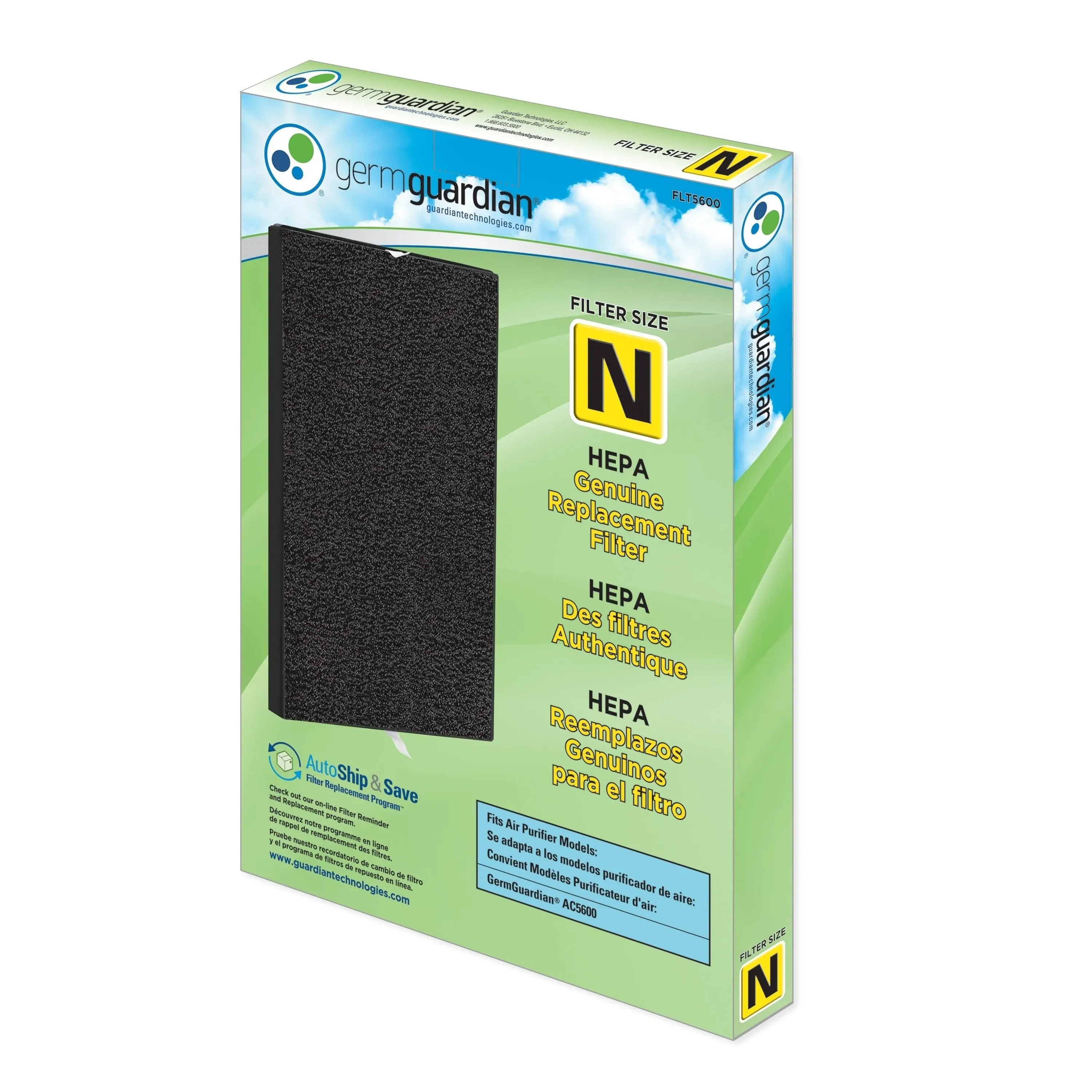 GermGuardian FLT5600 HEPA Genuine Replacement Filter N