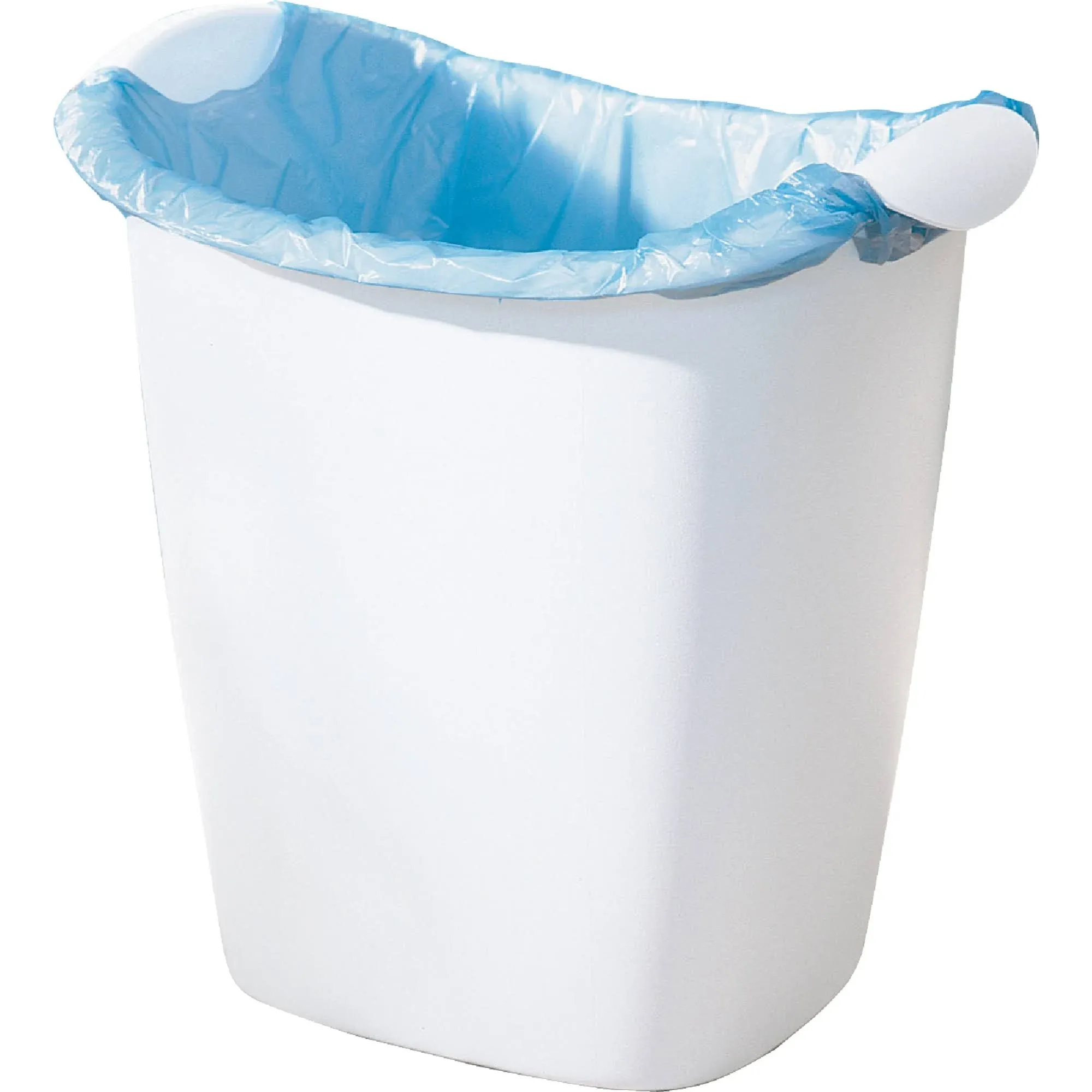 Rubbermaid White Wastebasket