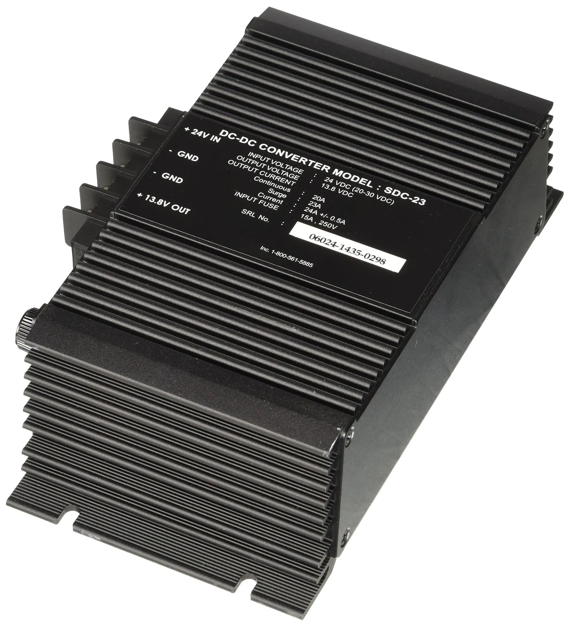 Samlex 20A Non-Isolated Step-Down 24VDC-12VDC Converter (SDC-23)