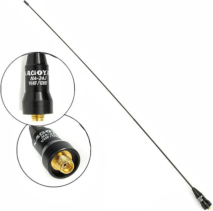 Authentic Genuine Nagoya NA-24J 16.2-inch Ultra Whip VHF/UHF 144/430MHz Antenna