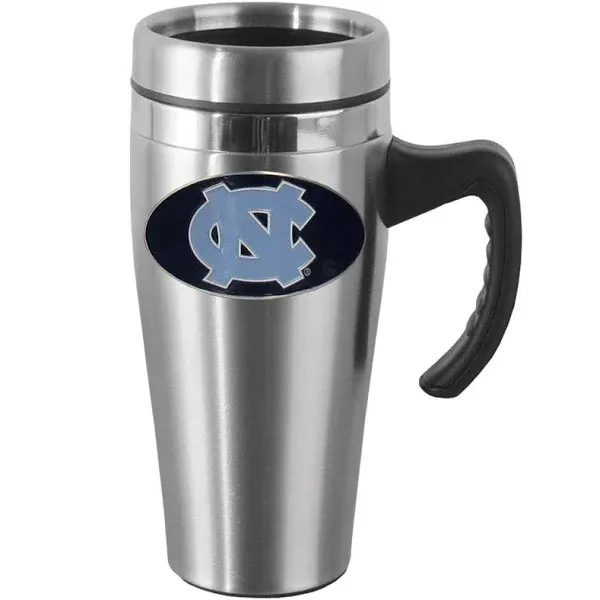 N. Carolina Tar Heels Steel Travel Mug w/Handle