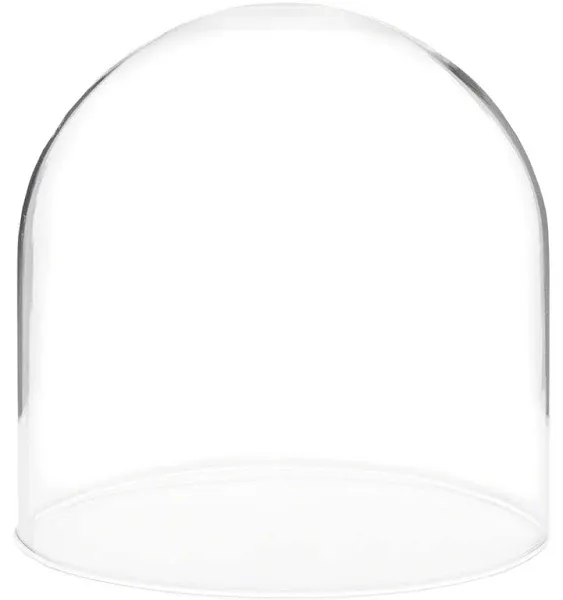 Plymor 4&#034; x 4&#034; Glass Display Dome Cloche (no Base)