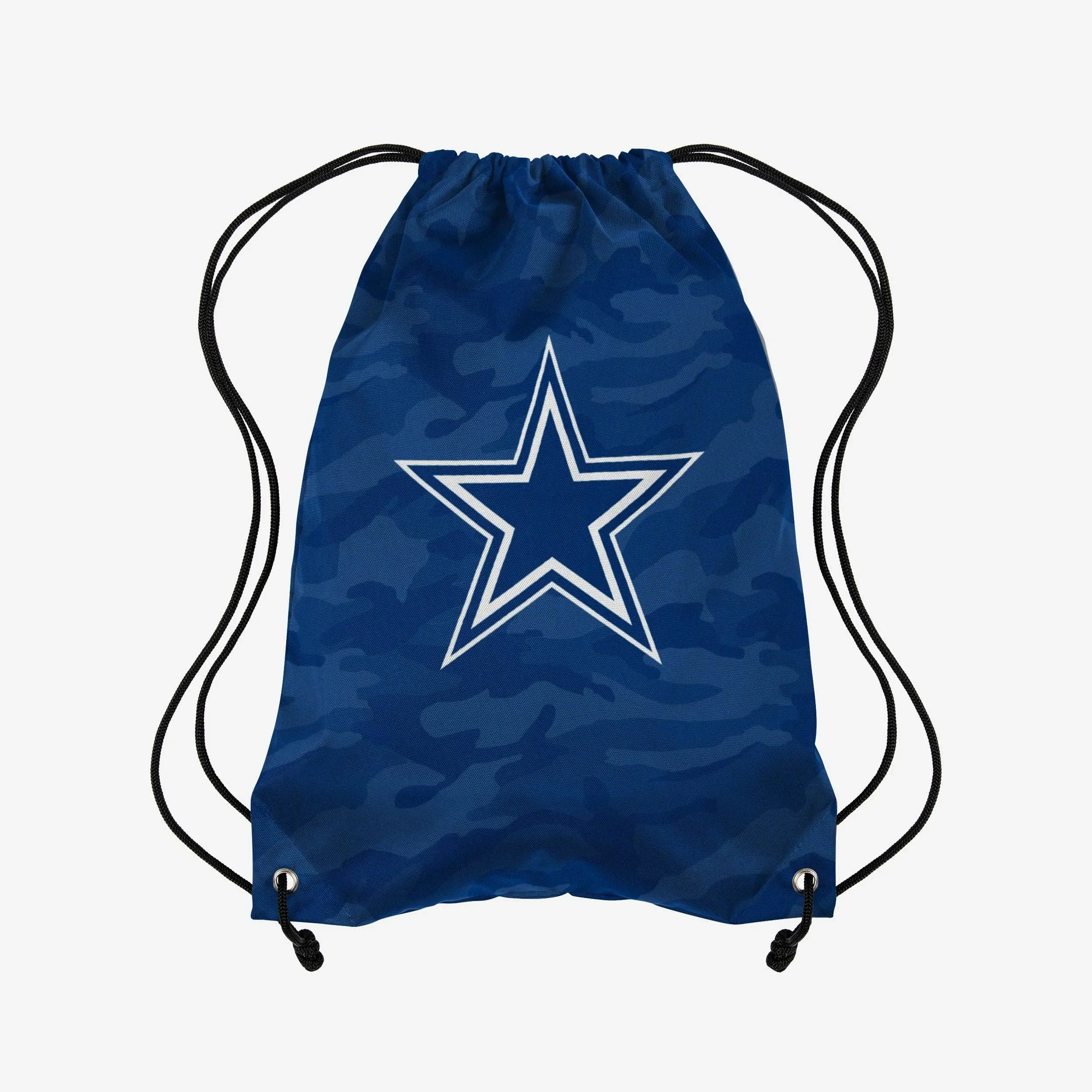 Dallas Cowboys NFL Big Logo Camo Drawstring Backpack