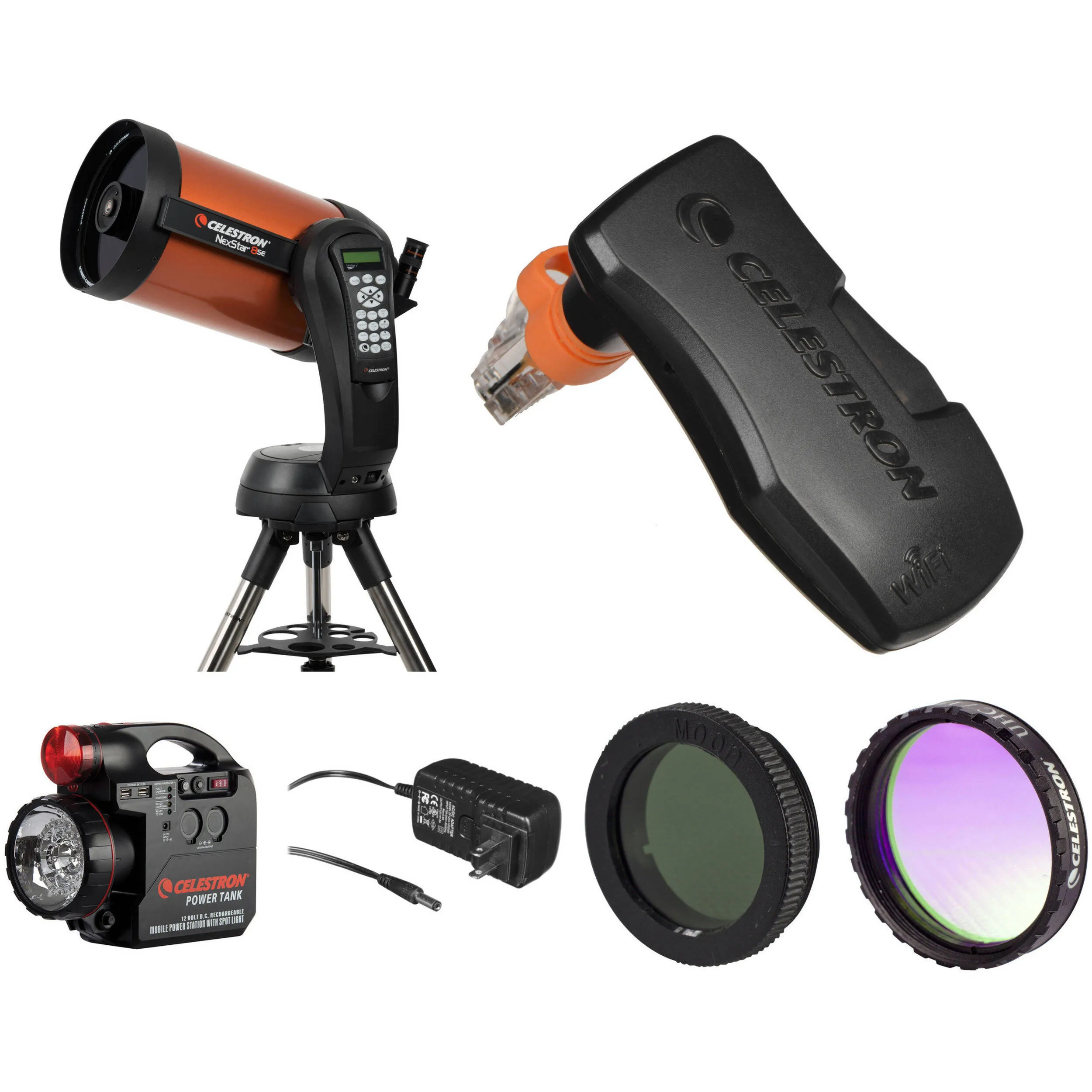 Celestron - NexStar 8SE Telescope - Computerized Telescope for Beginners and Advanced Users - Fully-Automated GoTo Mount - SkyAlign Technology - 40,000+ Celestial Objects - 8-Inch Primary Mirror