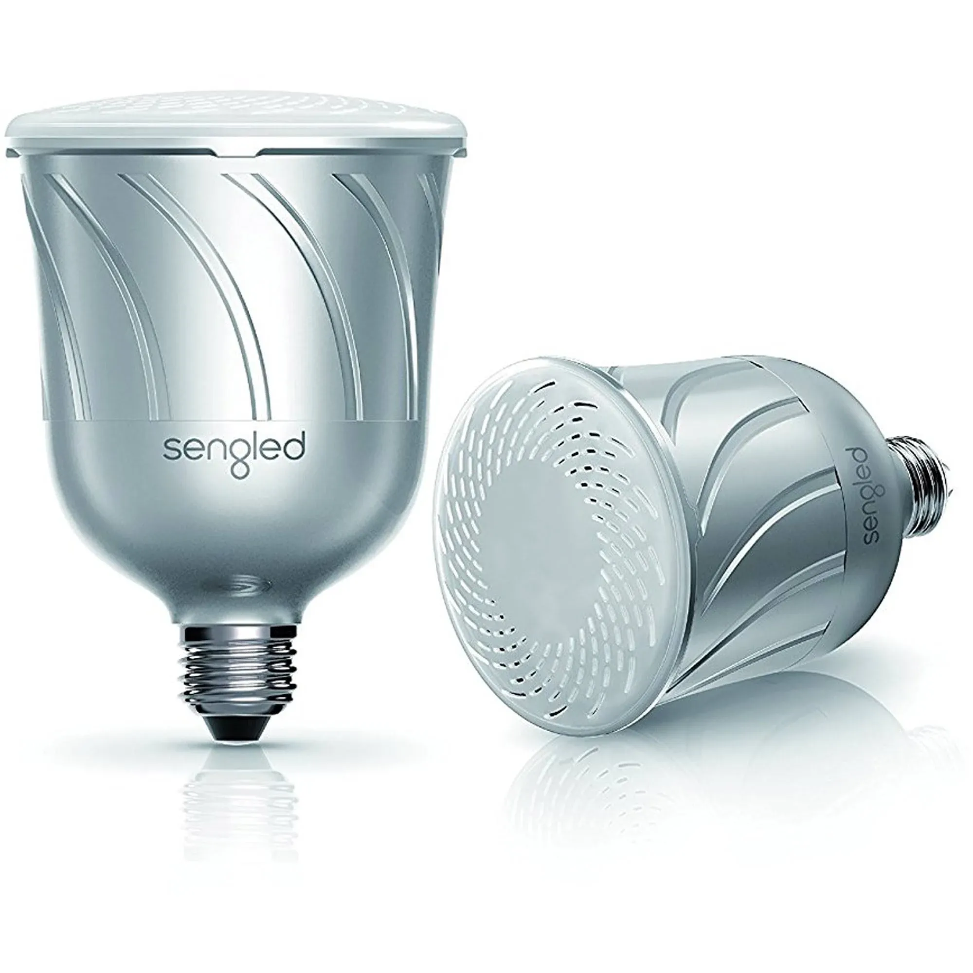 Sengled Pulse Smart LED Light with JBL Speakers - Bluetooth - Pair - Silver