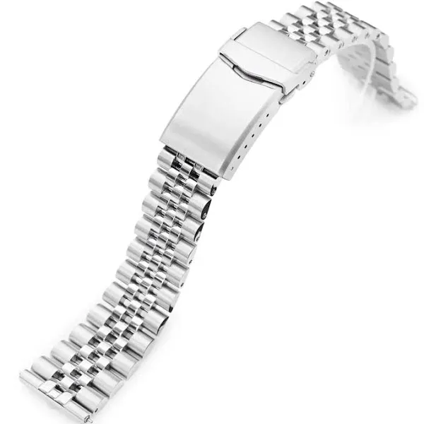 MiLTAT 18mm Quick Release Watch Band Straight End, Super-Jub II QR 316L Stain...