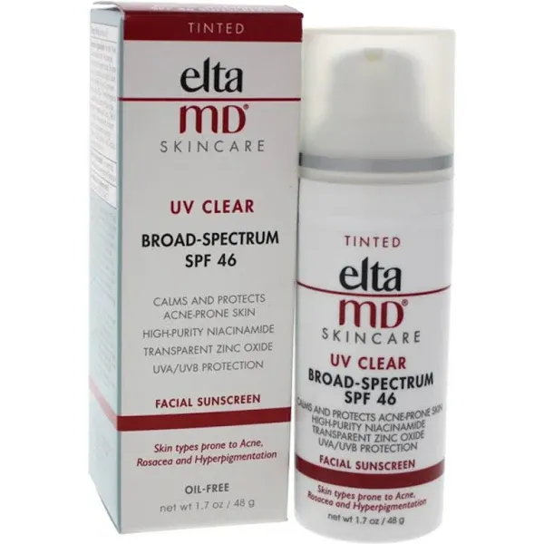 Eltamd Tinted UV Clear SPF 46 Facial Sunscreen, 1.7 Oz