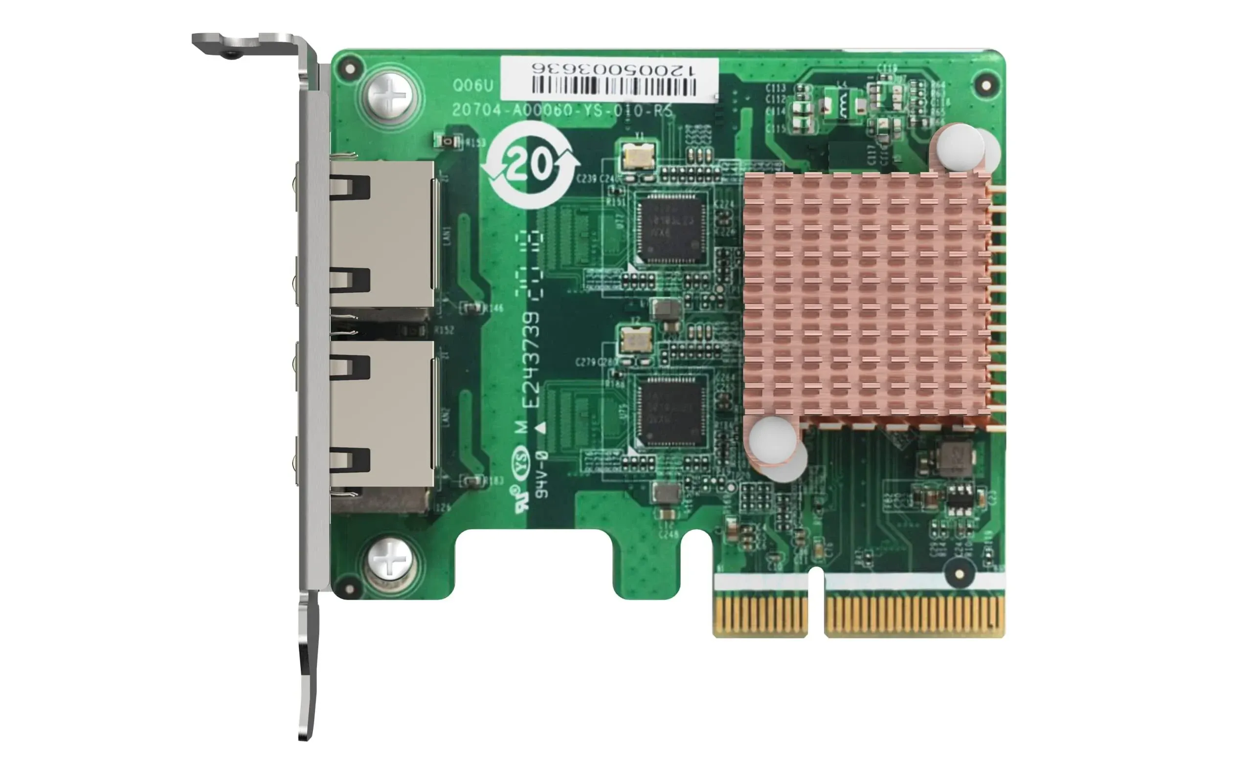 QNAP QXG-2G2T-I225 networking card Ethernet 2500 Mbit/s Internal