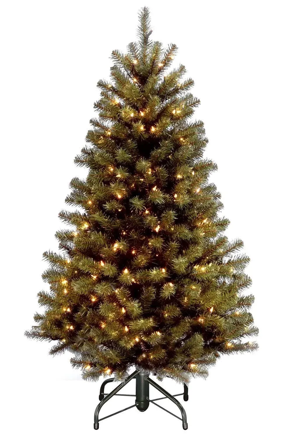 National Tree North Valley Spruce Tree with Clear Lights 4.5'