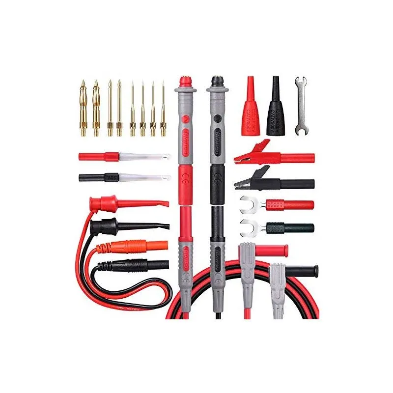 Bionso 25-piece Multimeter Leads Kit Professional And Upgraded Test L