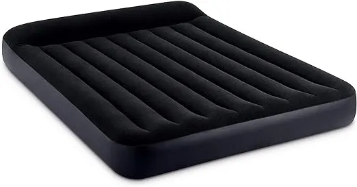 Intex - Pillow Rest Classic Airbed With Fiber-Tech IP, Queen