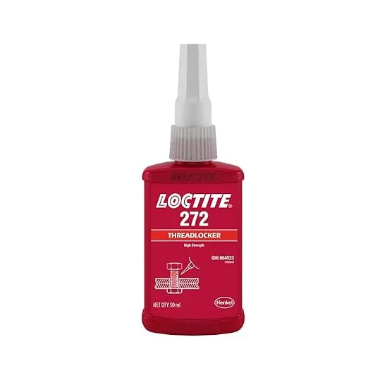 Loctite 272 High-Strength/High-Temp Threadlocker, 50 mL, Red