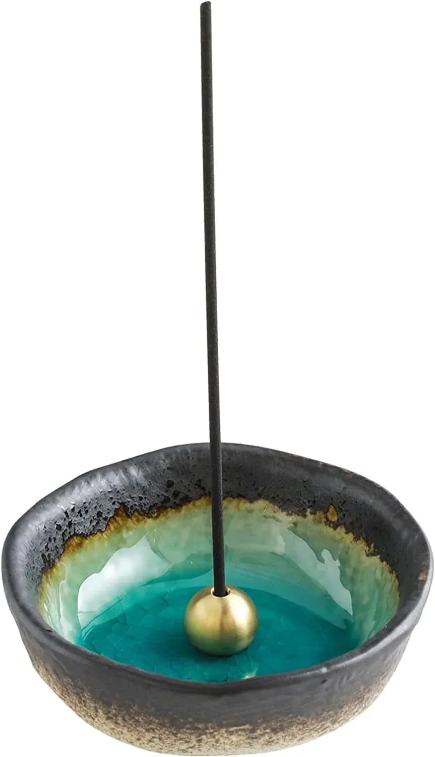 Small Nature Aquamarine Incense Holder