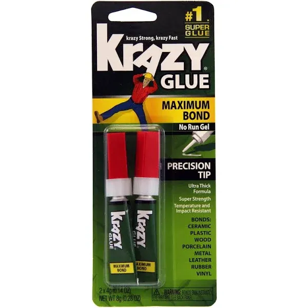 Krazy Glue KG817 Clear Bond Super Glue Gel 0.75 L x 7.1 H x 2.9 W in.