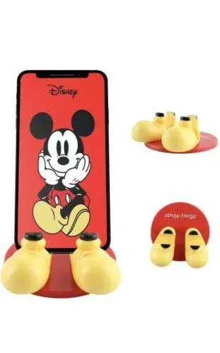 Disney Mickey Mouse Feet Cell Phone Stand with Bonus Decal Sticker- Cell Phone ...