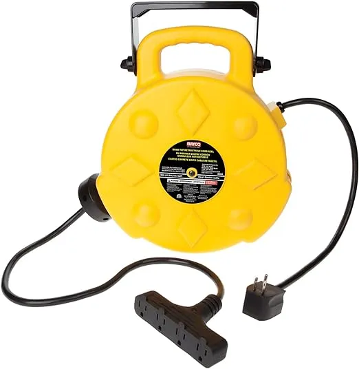 Bayco SL-8904 Cord Management & Reels , Yellow