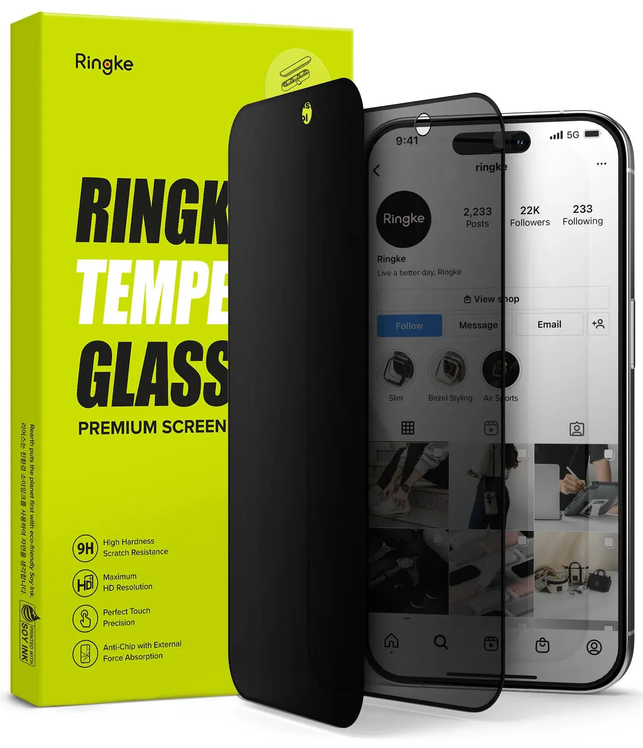 iPhone 15 Pro Max Screen Protector | Privacy Glass