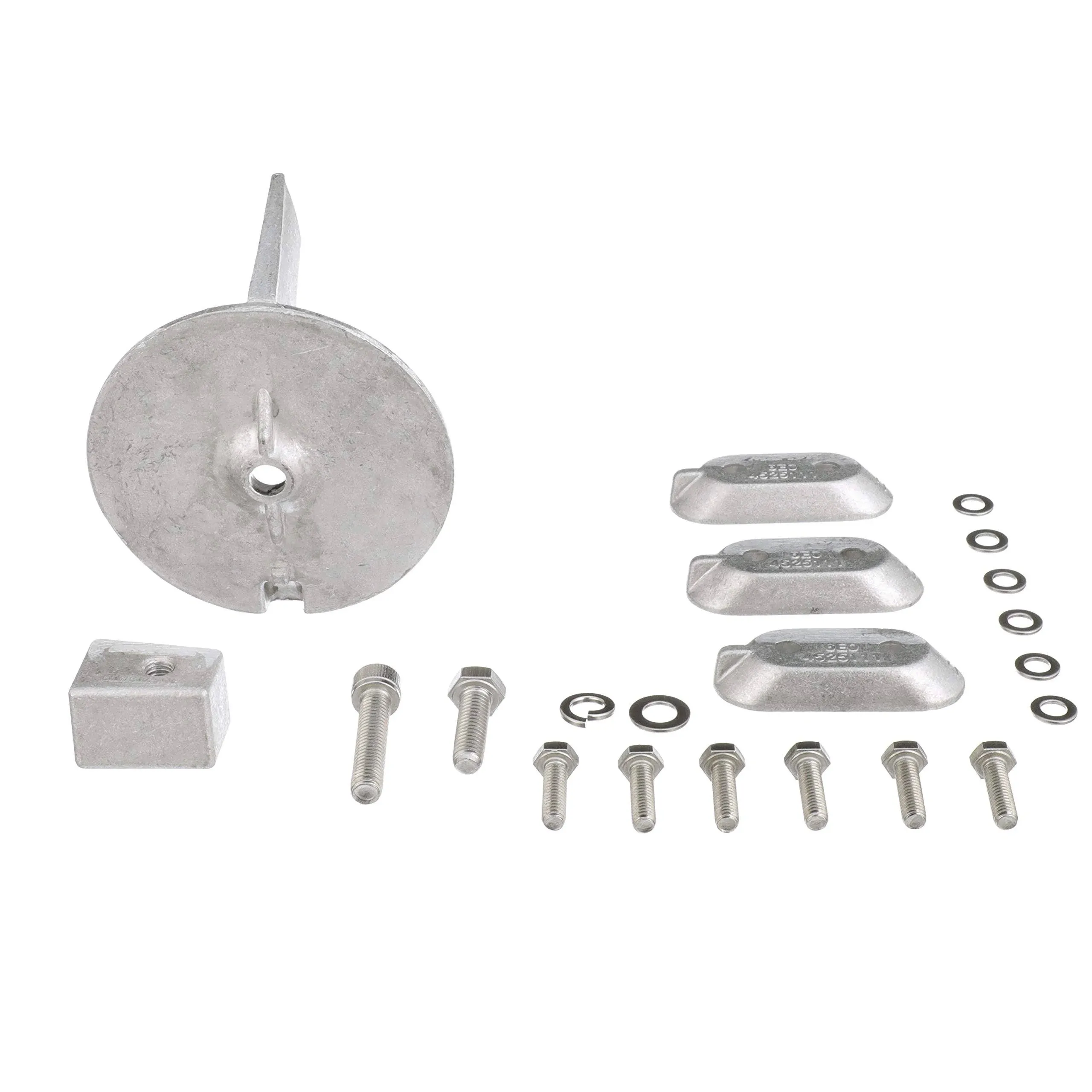 Quicksilver 8M6007993 Aluminum Anode Kit - Yamaha 4T Outboards 40-60 HP