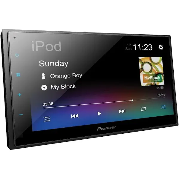 Pioneer DMH-340EX Double 2 DIN MP3/WMA Digital Media Player 6.8&#034; LCD Bluetooth 