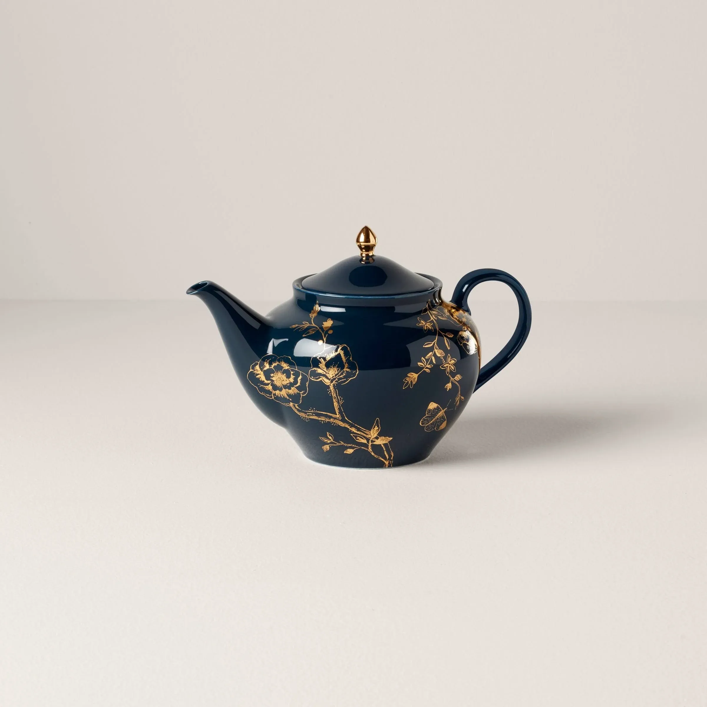 Lenox Spring & Vine Teapot, 1.95 LB, Blue