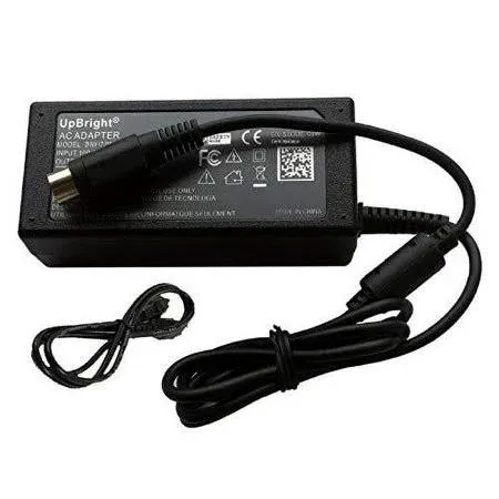 UpBright 12V 4-Pin AC/DC Adapter Compatible with Samsung ADP-4812 ADP-5412A EP06-000080A SDR-3100 SDR-5100 SDR-4200 SDS-P5080 SDS-P5101 SDH-P4041 SDH-P5081 SDE-3000N SDE-3001N SDE-3002P SDE-3003N DVR